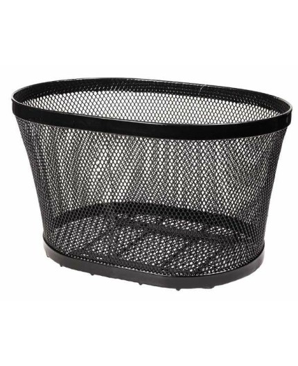 Cesto Brn Intreccio Ovale Nero